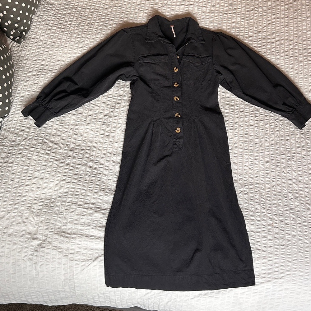 FREE PEOPLE Cute Design Details Midi Dress XS